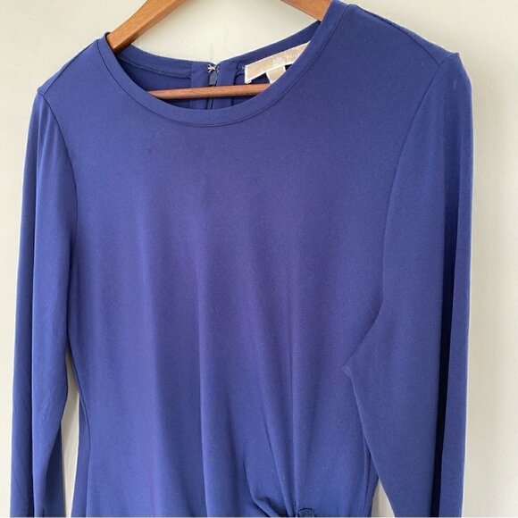 Michael Kors stretch jersey top with crew neckline and  long sleeves - Picture 3 of 10